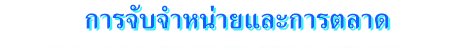 การจับจำหน่ายและการตลาด